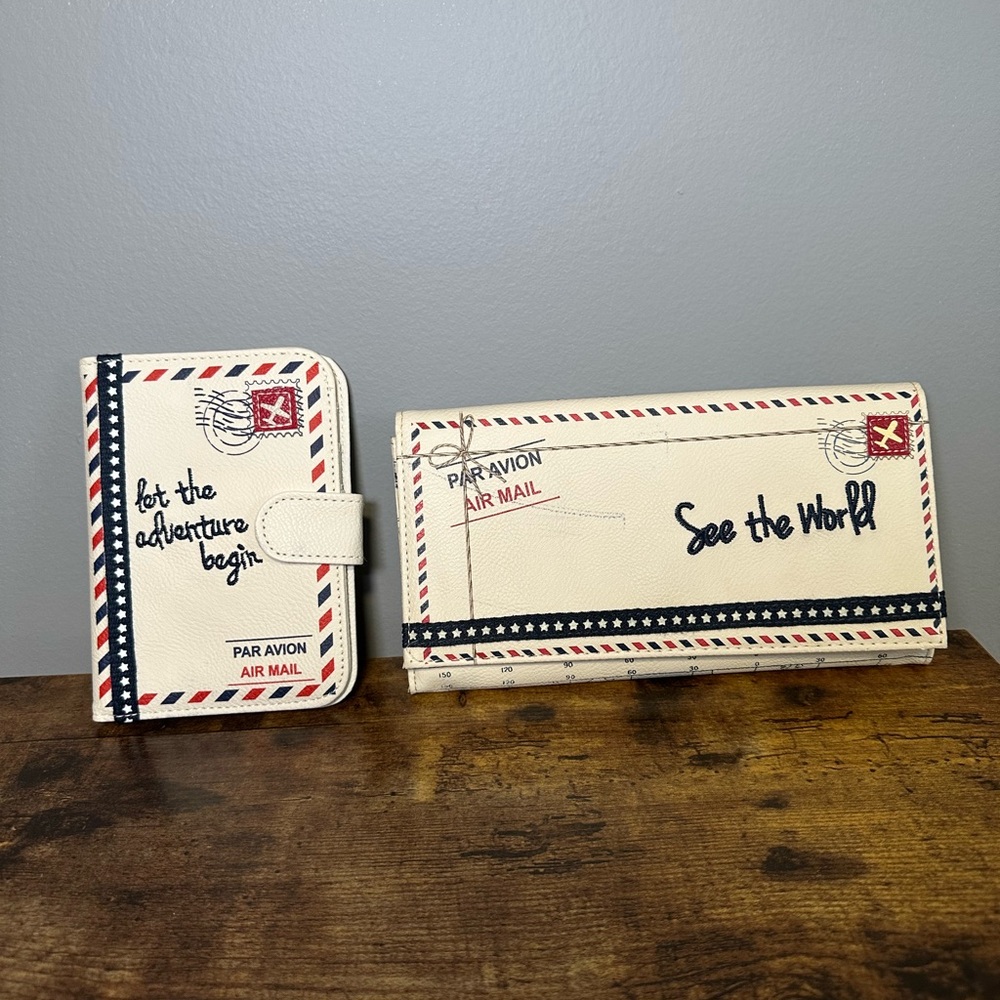 Air Mail Passport Holder & Travel Document Holder
